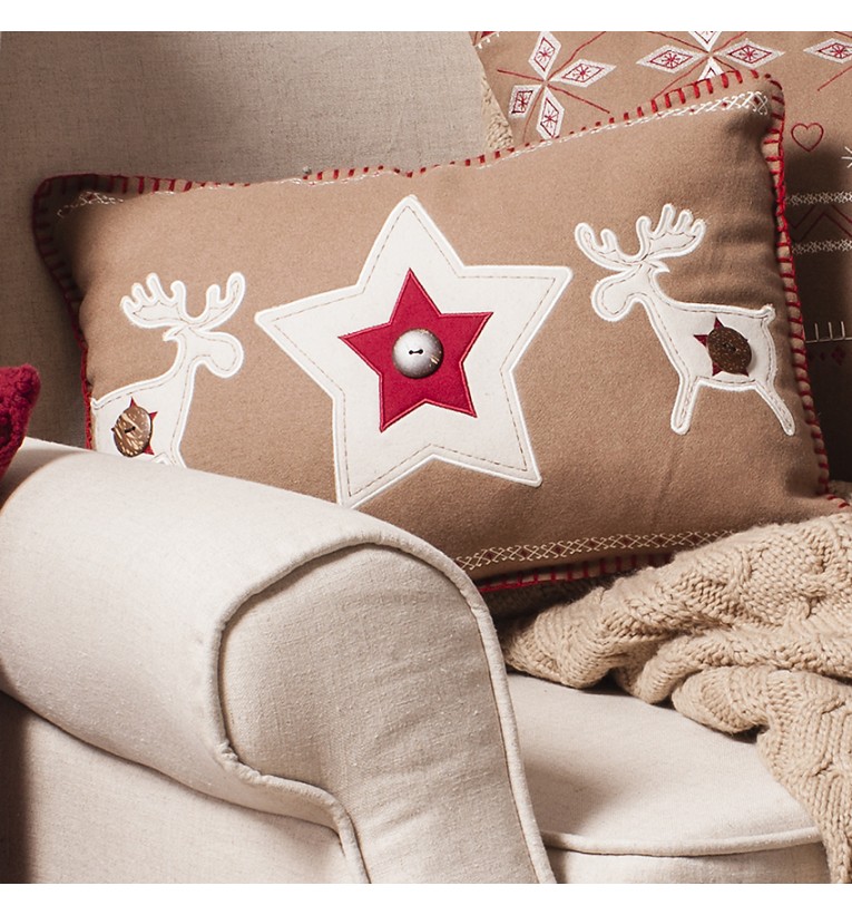 Skandi Taupe Deer Scatter